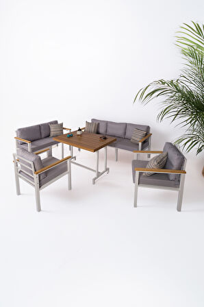 NEOKAS  Bahçe Mobilyası, 1 +1 +2+ 3+ Masa, Balkon Takımı, Kafe Koltuğu, Bekleme Alanı Koltuğu