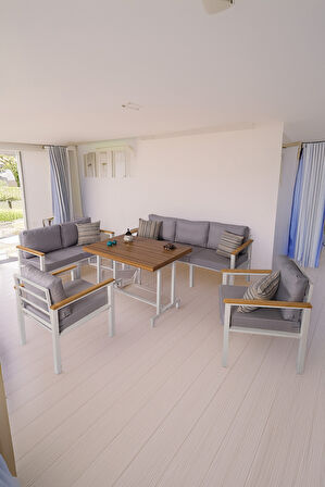 NEOKAS  Bahçe Mobilyası, 1 +1 +2+ 3+ Masa, Balkon Takımı, Kafe Koltuğu, Bekleme Alanı Koltuğu