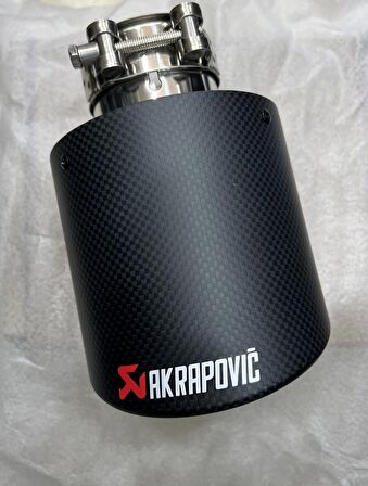 ithal Akrapovic 114 lük mat siyah (kalın ) egzoz ucu