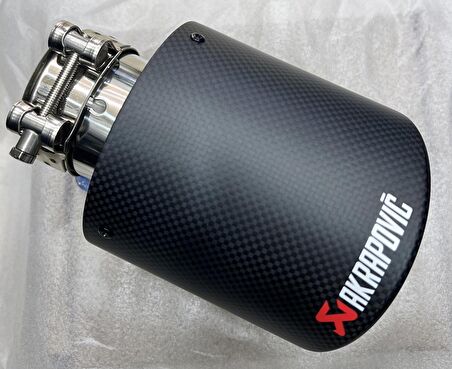 ithal Akrapovic 114 lük mat siyah (kalın ) egzoz ucu