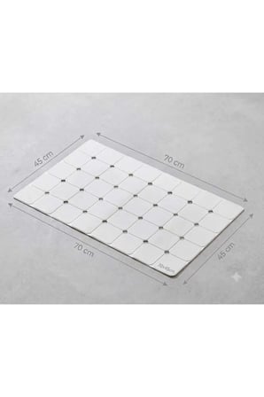 Banyo Paspası – 45x70 cm, Kaymaz Duş ve Küvet Matı, Bebek Dostu, Modern Banyo Aksesuarı