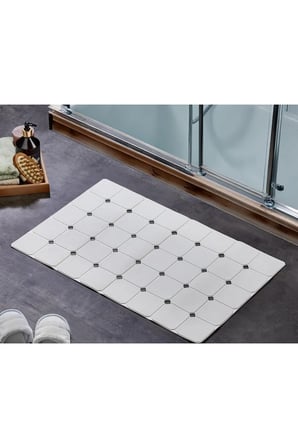 Banyo Paspası – 45x70 cm, Kaymaz Duş ve Küvet Matı, Bebek Dostu, Modern Banyo Aksesuarı