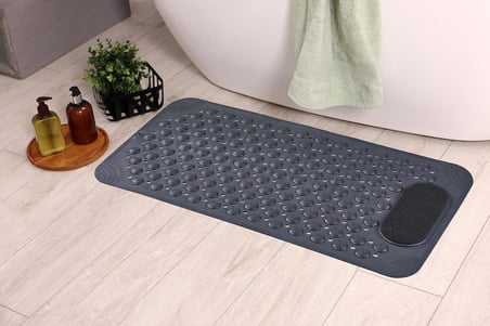 vantuzlu banyo ve duş kaydırmazı | küvet i̇çi masajlı kaymaz zemin duşakabin paspası 36x70 cm