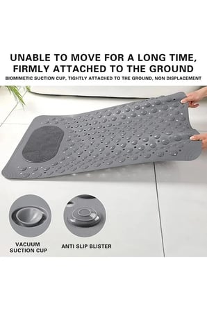 vantuzlu banyo ve duş kaydırmazı | küvet i̇çi masajlı kaymaz zemin duşakabin paspası 36x70 cm