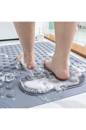 vantuzlu banyo ve duş kaydırmazı | küvet i̇çi masajlı kaymaz zemin duşakabin paspası 36x70 cm
