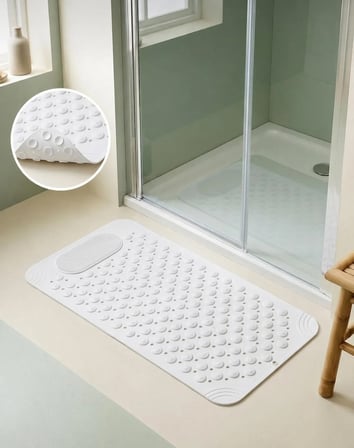 vantuzlu banyo ve duş kaydırmazı | küvet i̇çi masajlı kaymaz zemin duşakabin paspası 36x70 cm