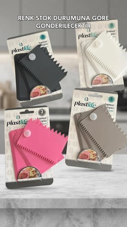   NestAura 3'lü Hamur Kesici ve Pasta Şekillendirici Set
