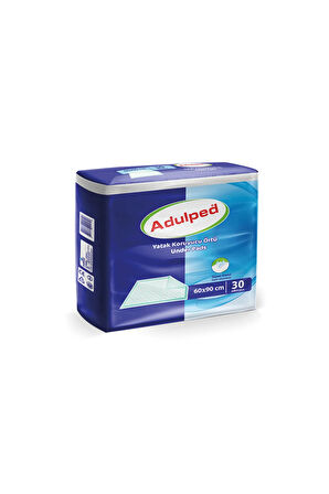 Adulped 60 x 90 cm Yatak Koruyucu Örtü 30 Adet x 2