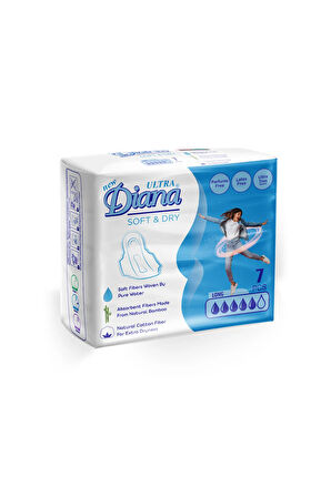 Diana Yeni Bambo Kadin Pedi Uzun 7 adet