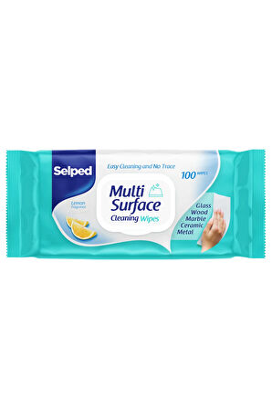 Selped MULTI  YUZEY ve CAM  TEMIZLEME 100 luk x 4