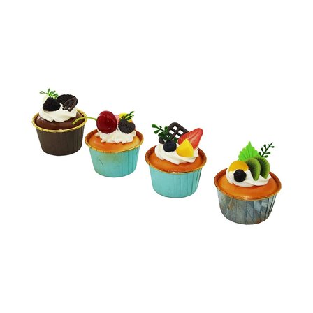 Nevamel® Buzdolabı Magneti - Mini Muffin Tasarımlı - Karışık Model