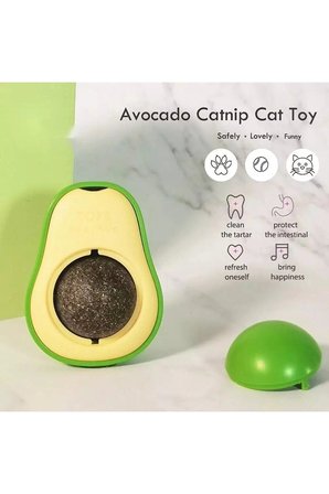 Nevamel Avokado Tasarımlı Kedi Yalama Topu