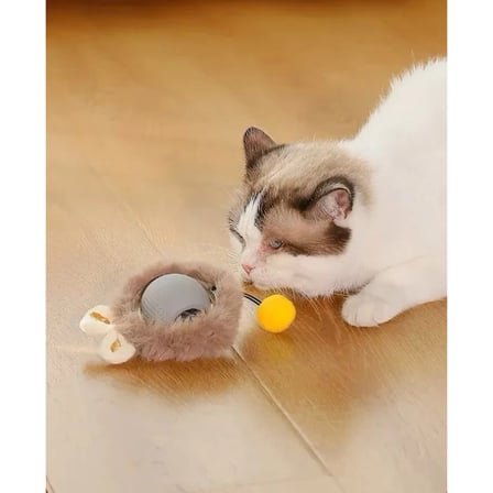 Nevamel Tüylü Şarjlı Kedi Oyuncağı