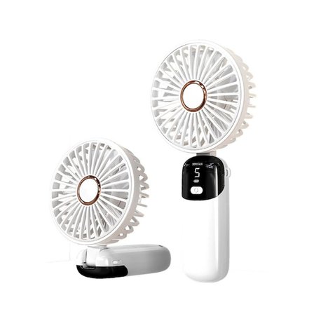 Nevamel® USB Şarjlı Taşınabilir Katlanabilir El Fanı Beyaz Renk