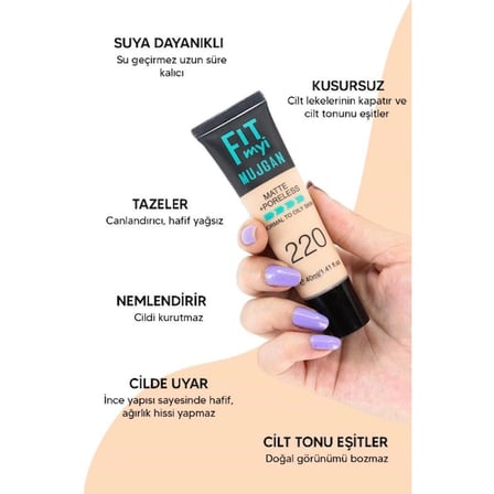 Nevamel® 3'lü Fit Myi Tüp Fondöten Seti