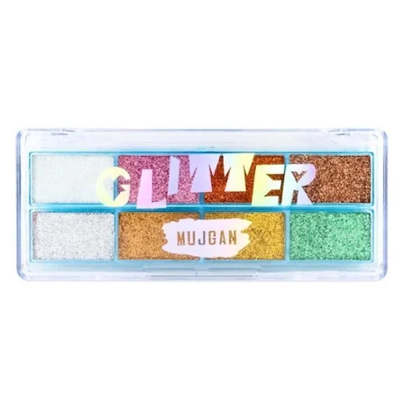 Nevamel® 8 Renk Yaz Glitter Far Paleti - 2'li Set