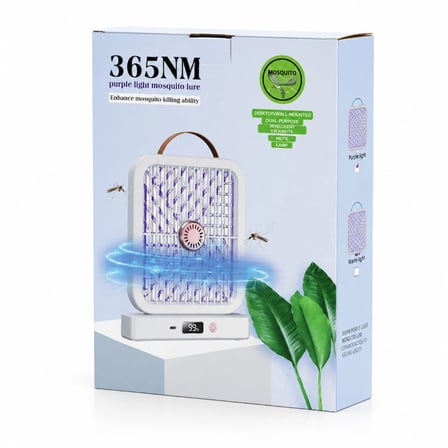 Nevamel® UV Işıklı Sinek Kovucu - Şarjlı ve Elektrik Çarpmalı - Dijital Ekranlı