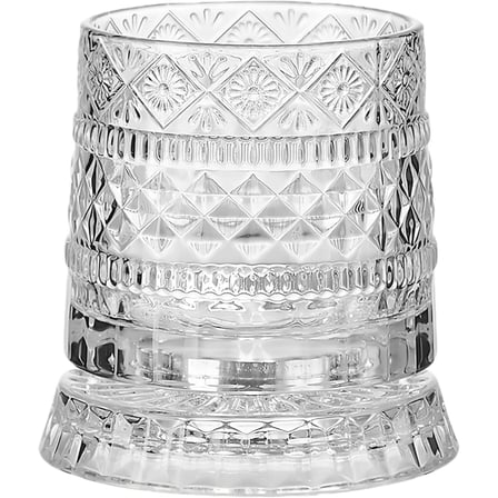 Nevamel® 360 Derece Dönen Bardak - 280 ml - Kristal Cam
