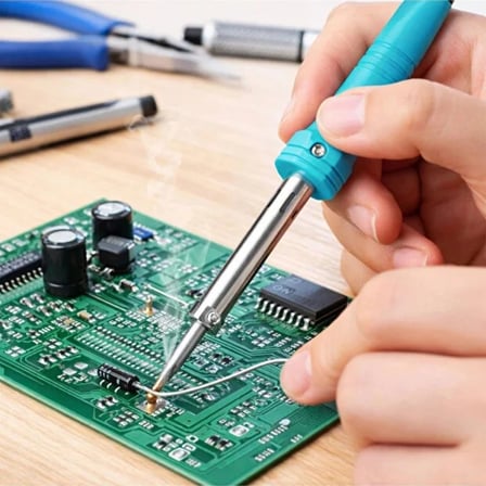 Nevamel® 40W Kalem Lehim Makinesi - Elektrikli - Mavi Renk