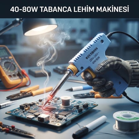 Nevamel® 40-80W Tabanca Lehim Makinesi - Tabanca Havya