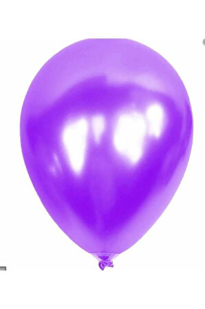 30 Adet Mor, Pembe, Gümüş Parlak Balon Nanopro