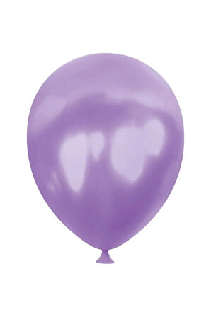 30 Adet Mor, Pembe, Gümüş Parlak Balon Nanopro