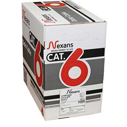 Nexans Cat6 Utp 23 Awg Halojen free 305 mt Kutu Truncu