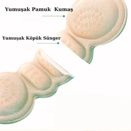 Ayakkabı Topuk Vurma Önleyici Ve Daraltma Pedi 1 Çift  (3 mm Siyah Renk)