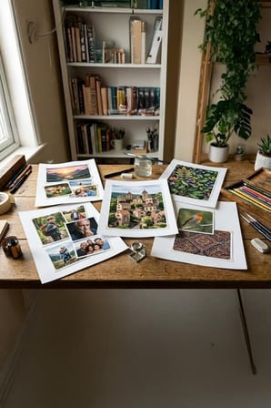 Özel Üretim Malzeme Kırtasiye Kağıt A4 Yarı Mat Fotoğraf Kağıdı 260 g/m² 20 Adet
