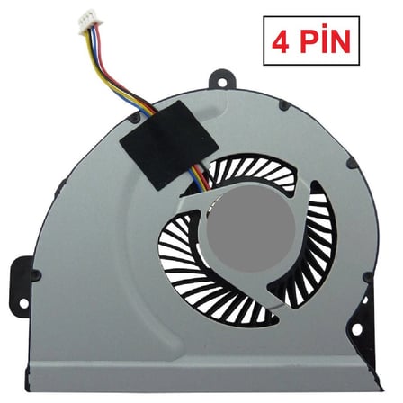 Asus A43S, K53S, X53S, X54C Serisi Notebook Fan (4Pin) / NBFAN0117