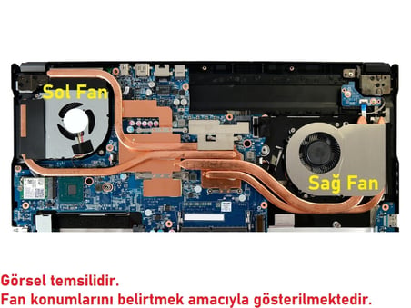 Monster Abra A7 V12.5.1 Notebook Gpu Uyumlu Notebook Fan