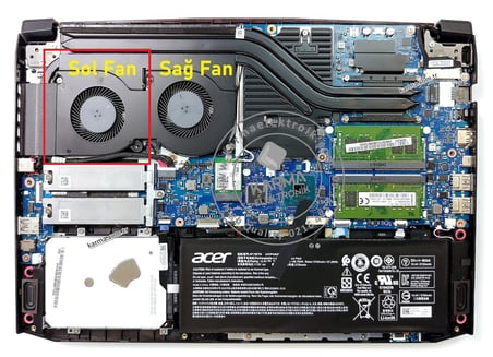 DFS531005PL0T-FML9 Cooling Fan Uyumlu Notebook Fan