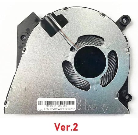 Hp Probook 450 G6, HSN-Q16C Notebook Cpu Fan L47696-001 0Fl0A000H (Ver.2) Nvidia Versiyon