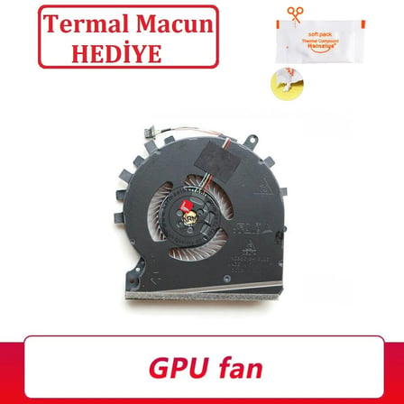HP Pavilion Gaming 15-DK TPN-C141 Notebook GPU Fanı V2 (Sol)