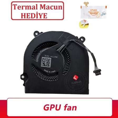Monster Abra A5 V15.6.3, A5 V15.6.4 Uyumlu Notebook Fan