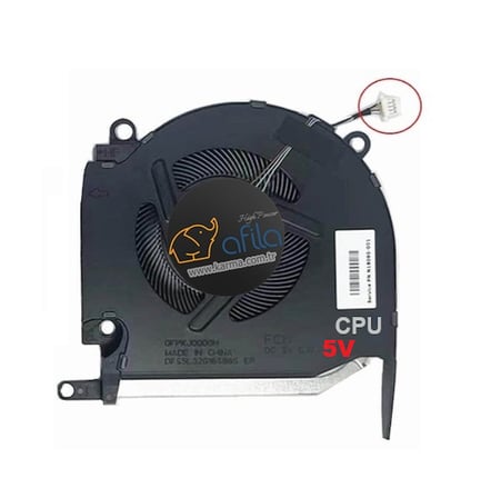 Hp Omen 16-K (RTX3050) Serisi Notebook Cpu Fanı - Sol Fan N18090-001 - Ver.2 - 5V