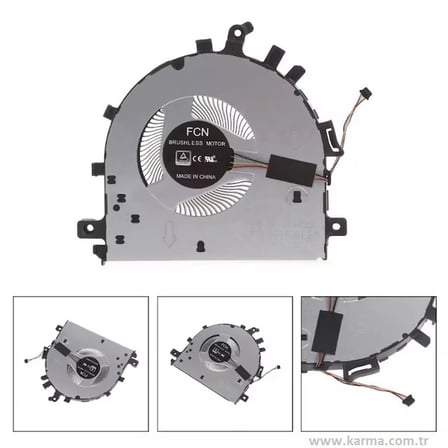 FCN51661PER NS85C30-19C18 Huawei Notebook CPU Cooling Fanı 4pin / FAN807