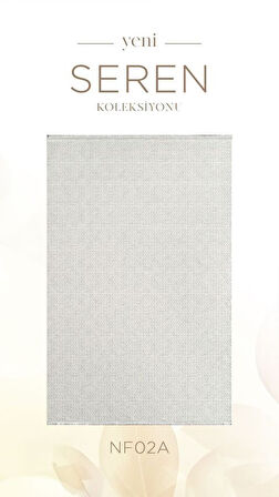 Atlas Halı Seren NF02A Krem Gri Akrilik Silinebilir Yumuşak Leke Tutmaz Halı