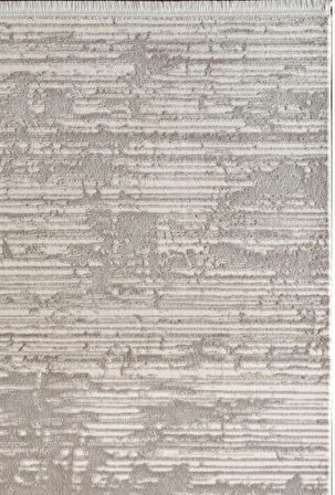 Atlas Halı Seren NF11A Krem Vizon Akrilik Silinebilir Yumuşak Leke Tutmaz Halı