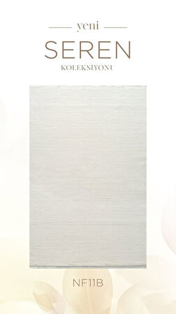 Atlas Halı Seren NF11B Krem Akrilik Silinebilir Yumuşak Leke Tutmaz Halı