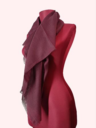 NEOWEAR Flamlı Eşarp Bordo