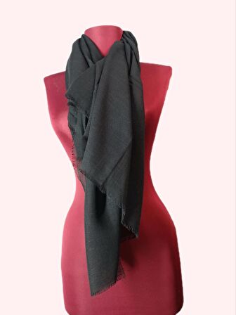 NEOWEAR Flamlı Eşarp Siyah