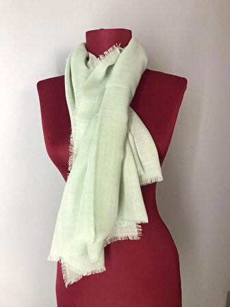 NEOWEAR Flamlı Eşarp Su Yeşili