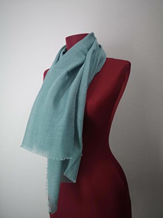 NEOWEAR Flamlı Eşarp Su Yeşili