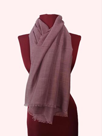 NEOWEAR Flamlı Eşarp Gül Kurusu