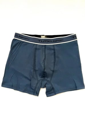 Erkek Mavi Likralı Elastan Spor Boxer 10'lu Paket