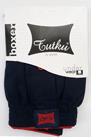 Erkek Penye Düğmeli Boxer Bordo Renk 10'lu Paket %100 Pamuk