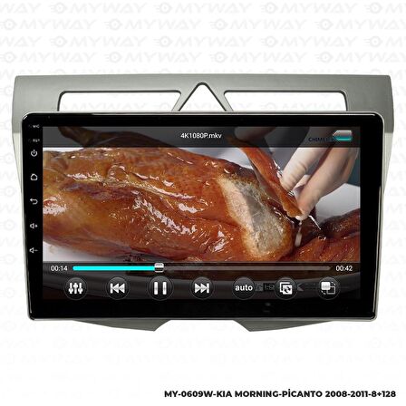 Araç Multimedya Kia Picanto Android 12 Carplay 4Gb Ram + 64Gb Hdd 2008-2011 Navigasyon Ekran MYW