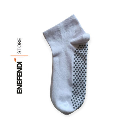 4 Çift Kaydırmaz Unisex Yoga, Pilates, Tavaf Çorabı | Spor Patik Çorap Beyaz|Gri |Siyah |Bej 36-40