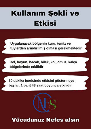 NFS GİNSENG BANT 25 ADET X 4 PAKET